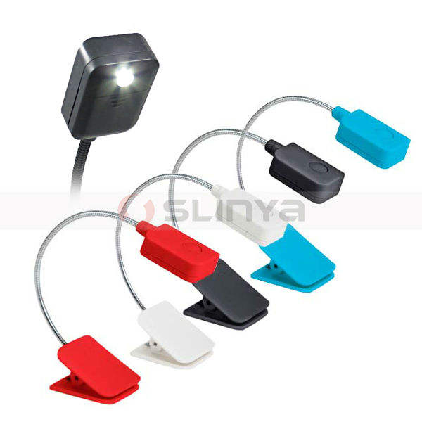 Wholesale BL-07 LED Book Light - OEM Mini Folding Reading Lamp by Shenzhen Slinya Electronics